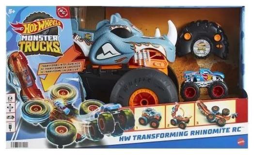 Actual product image Hot Wheels R/C MT Transforming Rhinomite