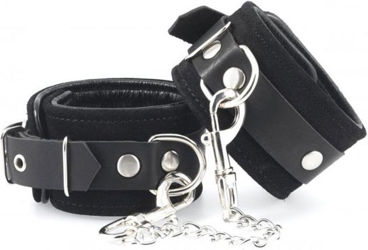 Image du produit Rimba Menottes de cheville en cuir avec mousqueton