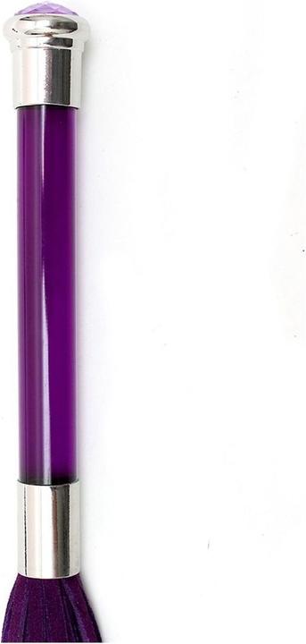 Image du produit Rimba Fouet en daim avec poignée en verre