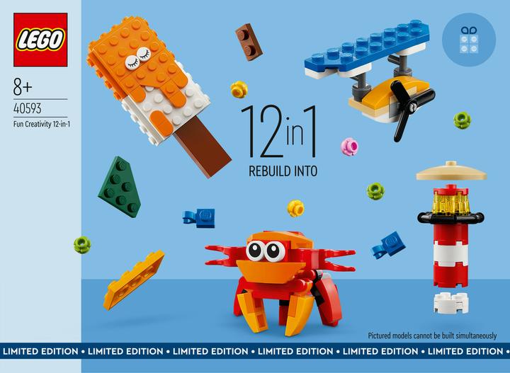 Actual product image LEGO Promotional 12-in-1 Creative Box (40593, LEGO Creator Expert)