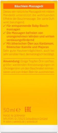 Actual product image Weleda Tummy oil
