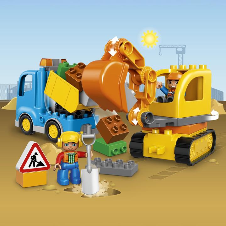 Actual product image LEGO excavator truck (10812)
