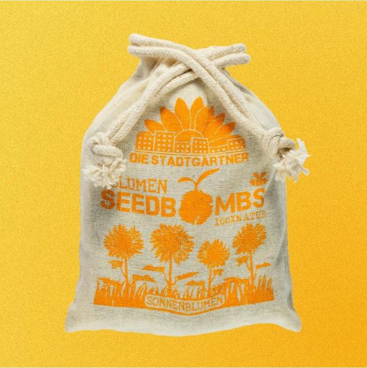 Image du produit Die Stadtgärtner Bombes de graines de tournesol (Germe de bombe)
