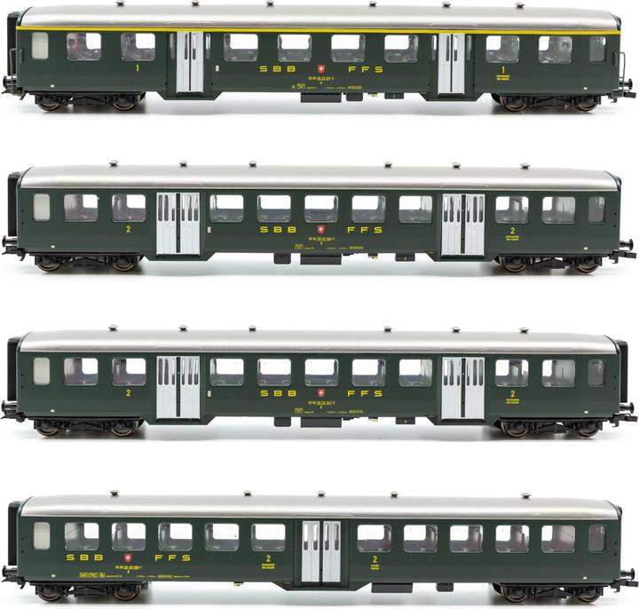 Modellini di carrozze ferroviarie