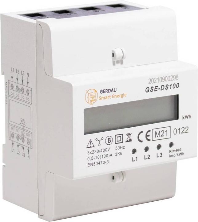 Actual product image Counttec Three-phase current meter for DIN rail