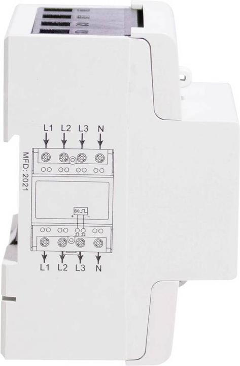 Actual product image Counttec Three-phase current meter for DIN rail