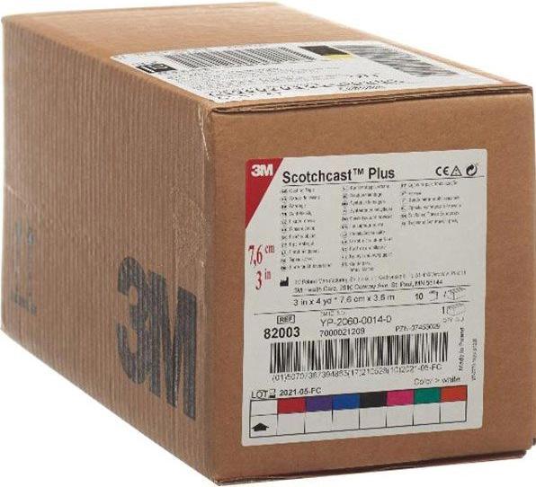 Image du produit 3M Scotchcast Plus 7.5cmx3.65m blanc, 10 pièces