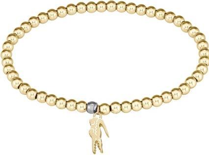 Lacoste Orbe 2040334 gold-plated steel bead bracelet (Edelstahl)