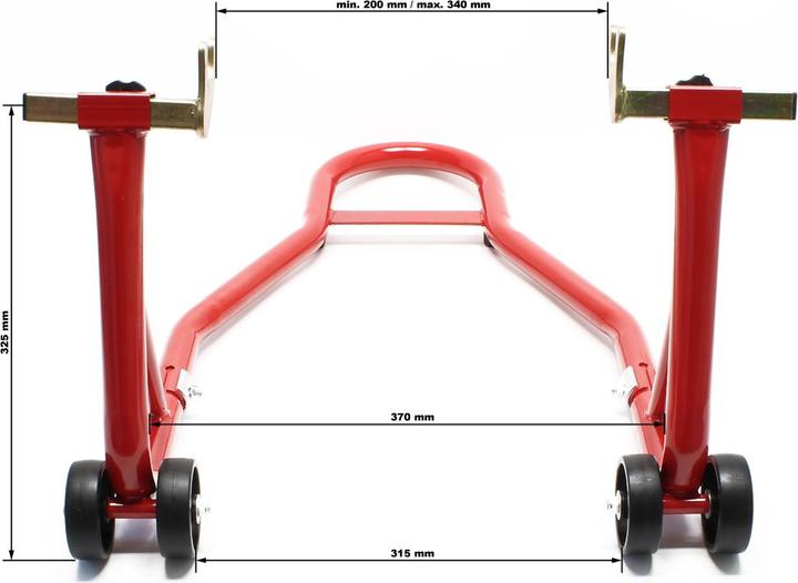 Immagine prodotto Wiltec Cavalletto per moto