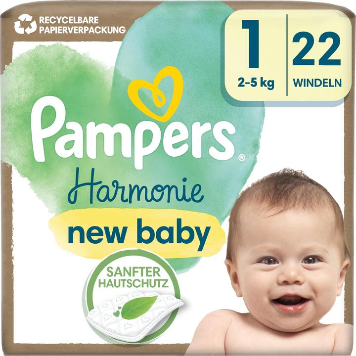 Immagine prodotto Pampers Armonia (Dimensione 1, Pacco trasportabile, 22 Pezzo/i)