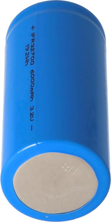 Actual product image Cottcell LiFePO4 Lithium-Eisenphosphat, Masse beachten 32700 (1 pcs., 6000 mAh)