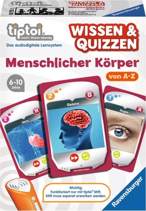 Produktbild tiptoi Wissen & Quiz: Menschlicher Körper (Deutsch)