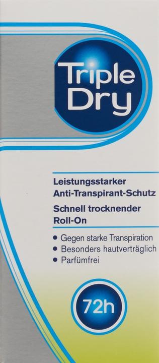Actual product image Triple Dry antiperspirant (Roll-on, 50 ml)