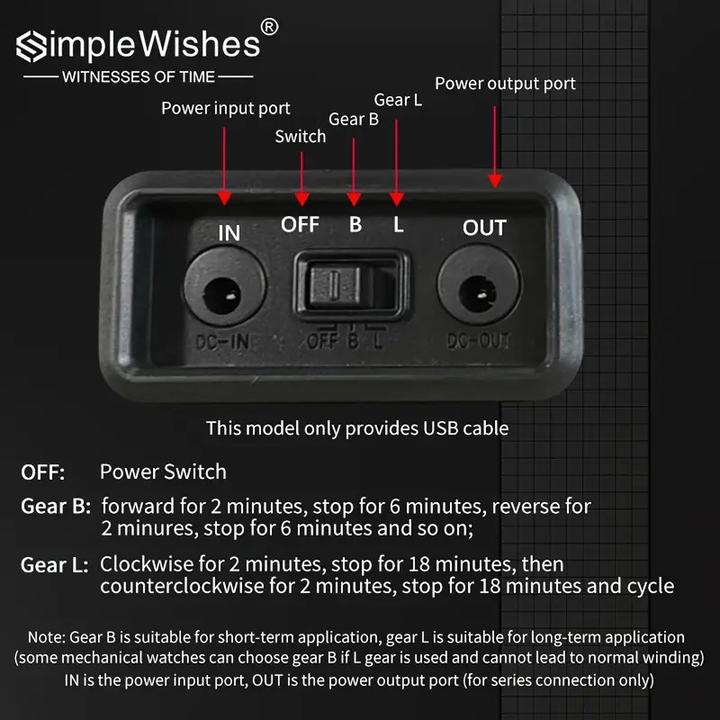 Produktbild Cbx Uhrenbeweger für 2 Uhren, Watchwinder (2 x)