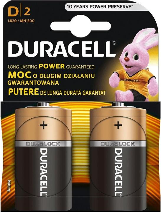 Produktbild Duracell Extra Life (2 Stk., D)