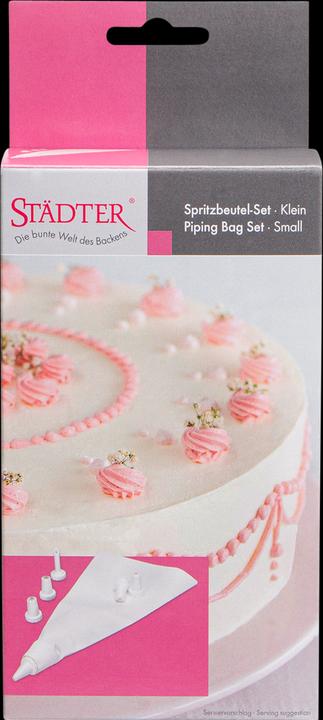 Produktbild Städter Garniertüllen & Spritzbeutel Weiss klein (Spritzbeutel Set)