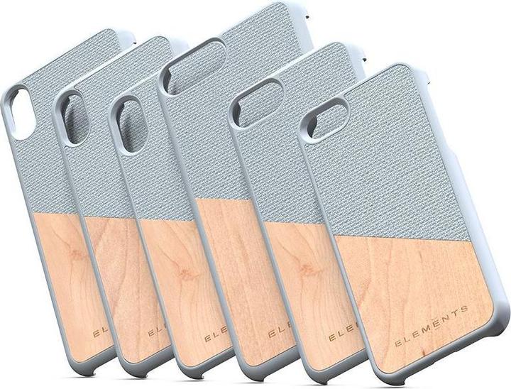 Immagine prodotto Nordic Elements Original Helium - Custodia per Iphone Xs Max con vero legno d'acero (grigio chiaro) (Apple iPhone XS Max)