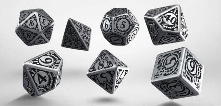 Produktbild Q Workshop SMST35 - Metall Steampunk Würfel Set (7)