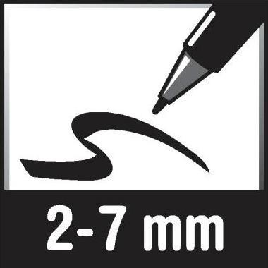 Produktbild Legamaster Whiteboard-/Flipchartmarker TZ 150 2-7mm farbig sortiert Keilspitze 4 St./Pack. (Weiss, 7 mm, 4 x)