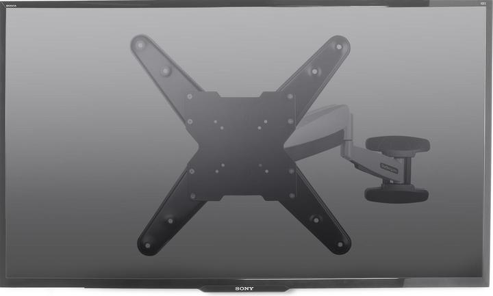 Actual product image StarTech COM Height Adjustable TV Wall Mount VESA Bracket for 58.42cm 23inch-139.7cm 55inch TVs (Wall, 55", 30 kg)