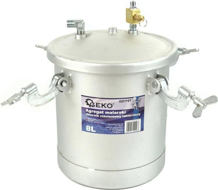 Image du produit GEKO Réservoir de peinture + tuyau + pistolet, 8l