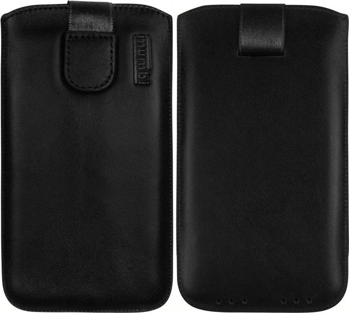 Actual product image Mumbi Leather case with pull-out pocket black for Huawei Y6 2017 (Huawei Y6 (2017))