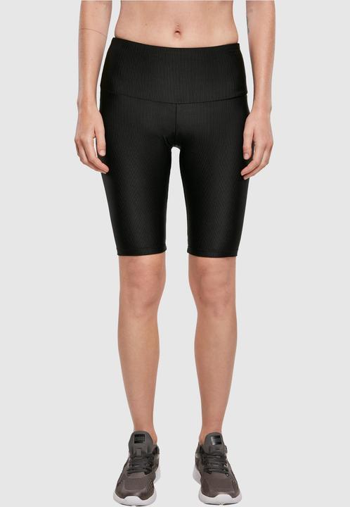 Produktbild Urban Classics Ladies High Waist Shiny Rib Cycle Shorts (S)