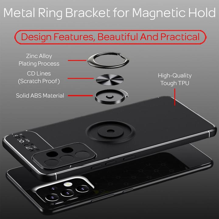 Produktbild Nalia Matte Ring Silikon Hülle (Samsung Galaxy A33)