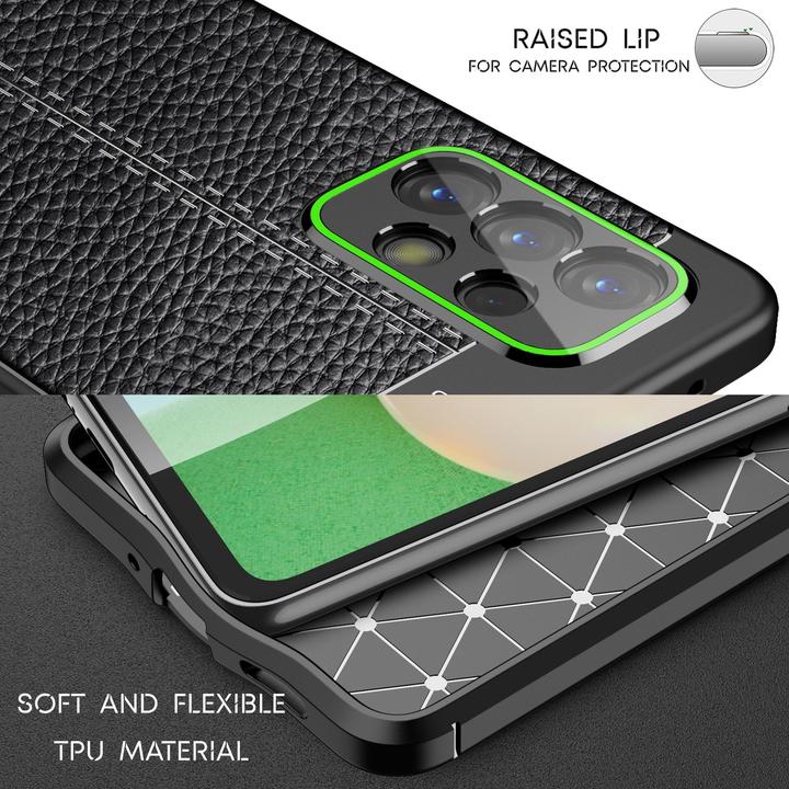 Produktbild Nalia Leder-Look Silikon Hülle (Samsung Galaxy A53)