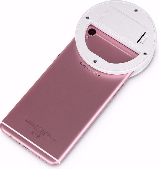 Immagine prodotto JTI Lampada/anello universale per selfie con diverse modalità di luce - Bianco