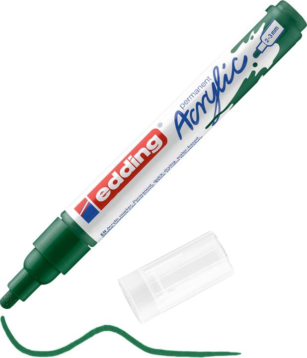 Produktbild Edding Acrylmarker 5100 Medium (Moosgrün, 3 mm, 1 x)