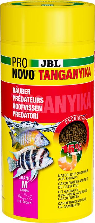Produktbild JBL Aquaristik und Terraristik ProNovo TANGANYIKA GRANO M 1000ml (Cichliden, 1000 ml)