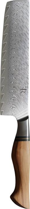 Ryda Knives Nakiri knife - ST650 Damascus 18 cm (18 cm)
