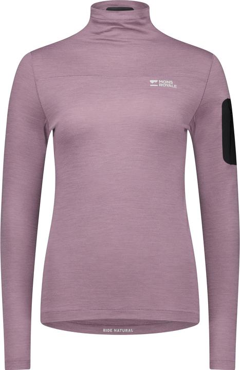 Mons Royale Diversion Merino Mock Neck Long Sleeve