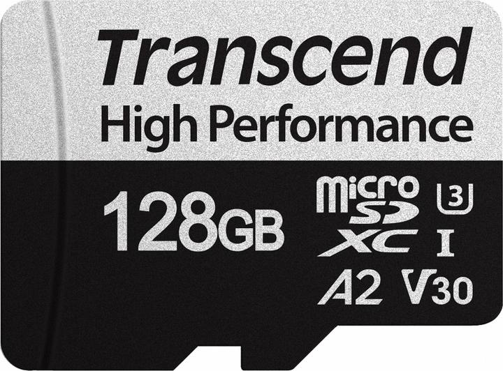 Immagine prodotto Transcend microSDXC 330S 128GB Classe 10 UHS-I U3 UHS-I U3 (128 GB, microSDXC, U3, UHS-I)