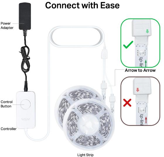 Immagine prodotto TP-Link Tapo L900-10 (Multicolore, 1000 cm, Interno)
