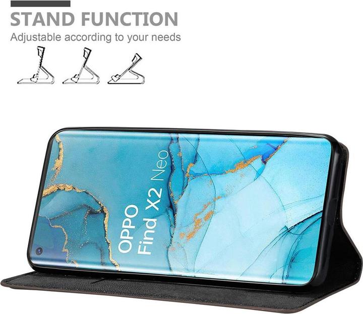 Image du produit Cadorabo Book Couverture magnétique invisible (Oppo Find X2 Pro)