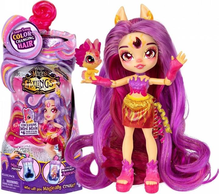 Produktbild Magic mixies pixlings galaxy hair doll single pk pippa (30530)