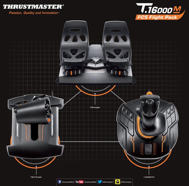 Actual product image Thrustmaster T.16000M FCS Flight Pack (PC)