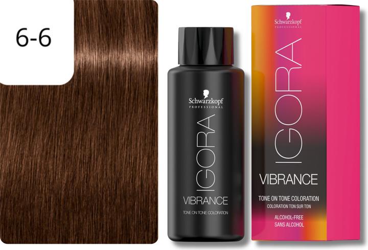 Actual product image Schwarzkopf Professional IGORA VIBRANCE Tone On Tone Colouration (6-6 dark blond chocolate)