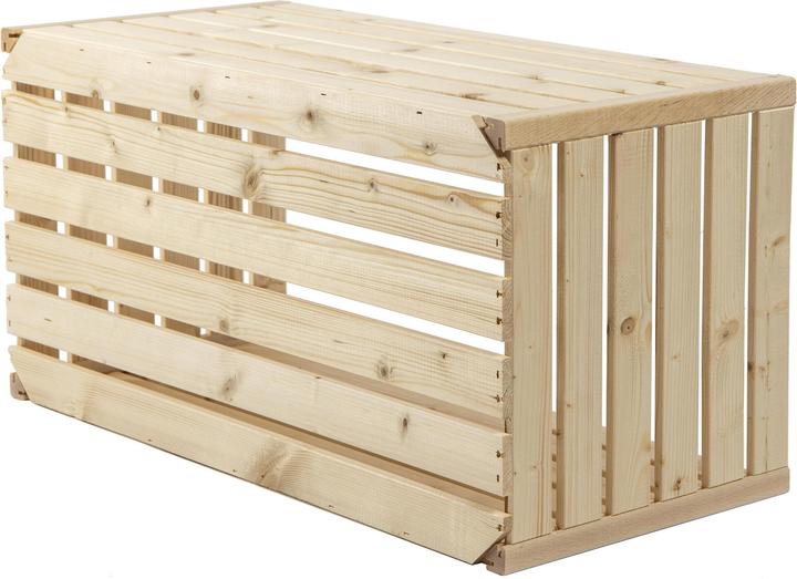 Produktbild Holz Zollhaus Holzharasse (70 x 32 x 35 cm, 78.96 l)