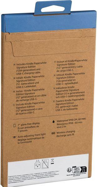 Immagine prodotto Amazon Kindle Paperwhite 2024 12th Gen Signature (7", 32 GB, Giada metallizzata)