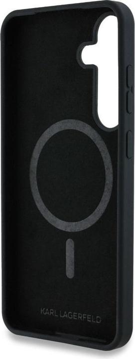 Image du produit Karl Lagerfeld Etui Silicone Graffiti Ikonik Printed Logo MagSafe Samsung Galaxy S25 czarny (Samsung Galaxy S25)