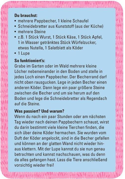 Nährwerte und Zutaten 50 verblüffende Experimente zum Selbermachen und Staunen (Deutsch)