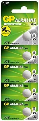 Productafbeelding GP Batteries Knoopcel alkaline (1 Pcs., LR44, 110 mAh)