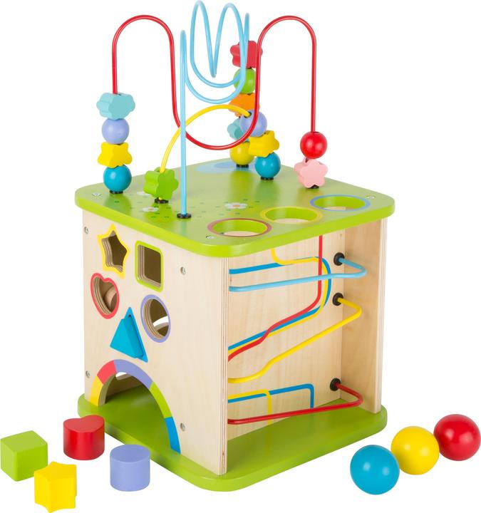 small foot Cube de motricité avec circuit à boules