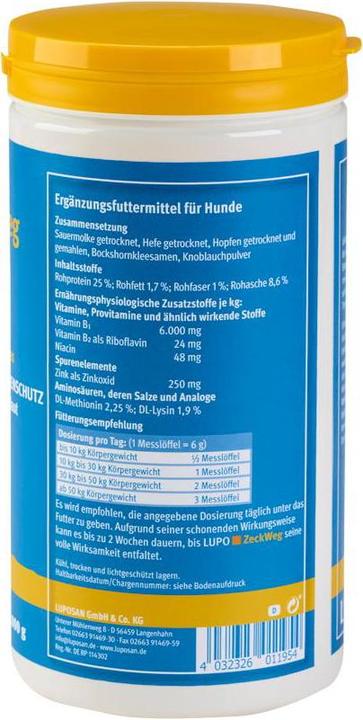 Immagine prodotto Luposan Lupo TickWay Polvere (1 pz., 600 g)