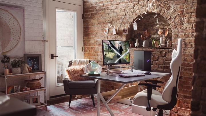Image du produit HP 0108ns PC (AMD Ryzen 5 5600G, 16.38 Go, 512 Go, Radeon RX 6400)