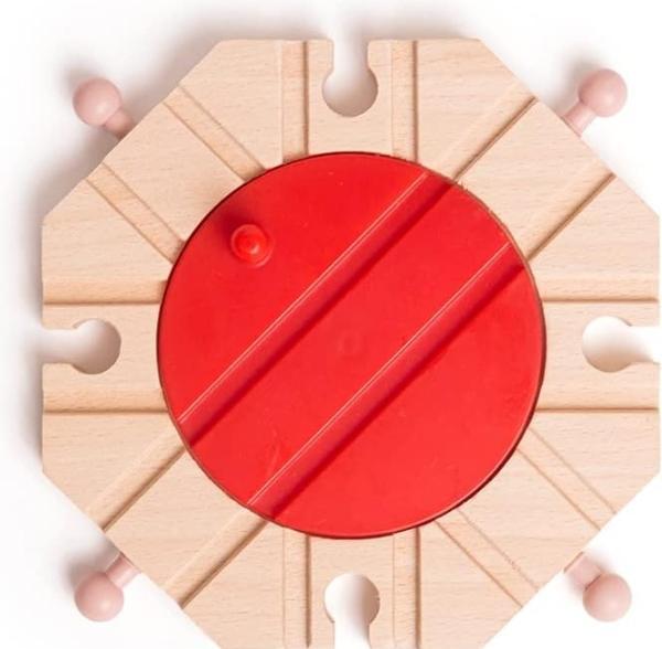 Immagine prodotto Bigjigs Binari di legno-8 verso la giostra