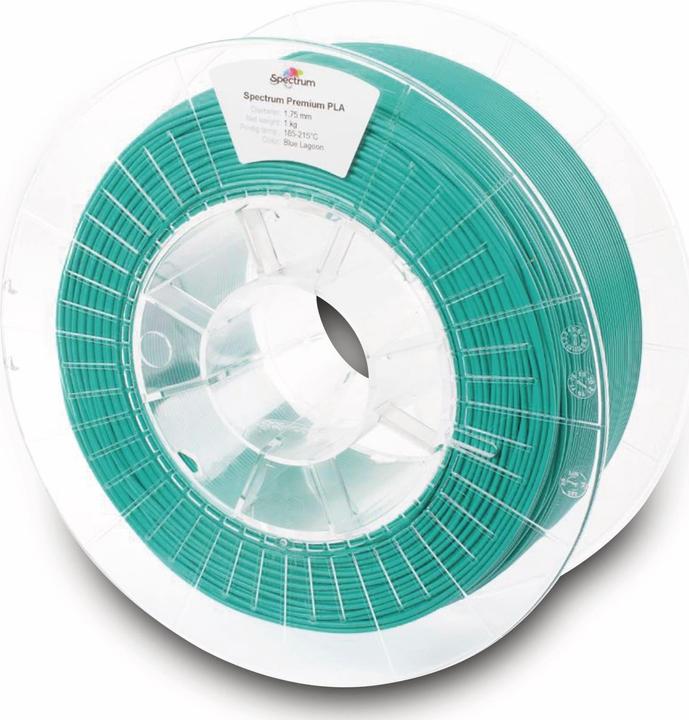 Image du produit Filament 3D PLA 1.75mm BLUE LAGOON 1kg (PLA, 1.75 mm, 1000 g, Bleu)